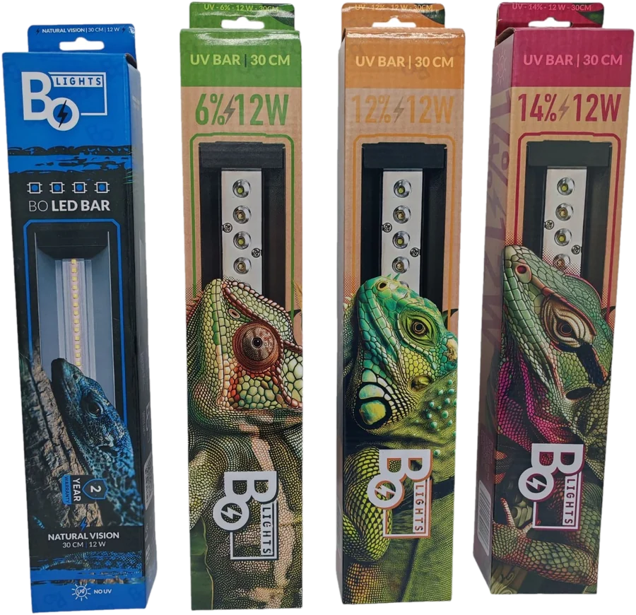 La gama Bo Lights en sus cajas